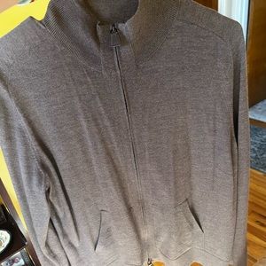 Akris size US 14 zip up cardigan